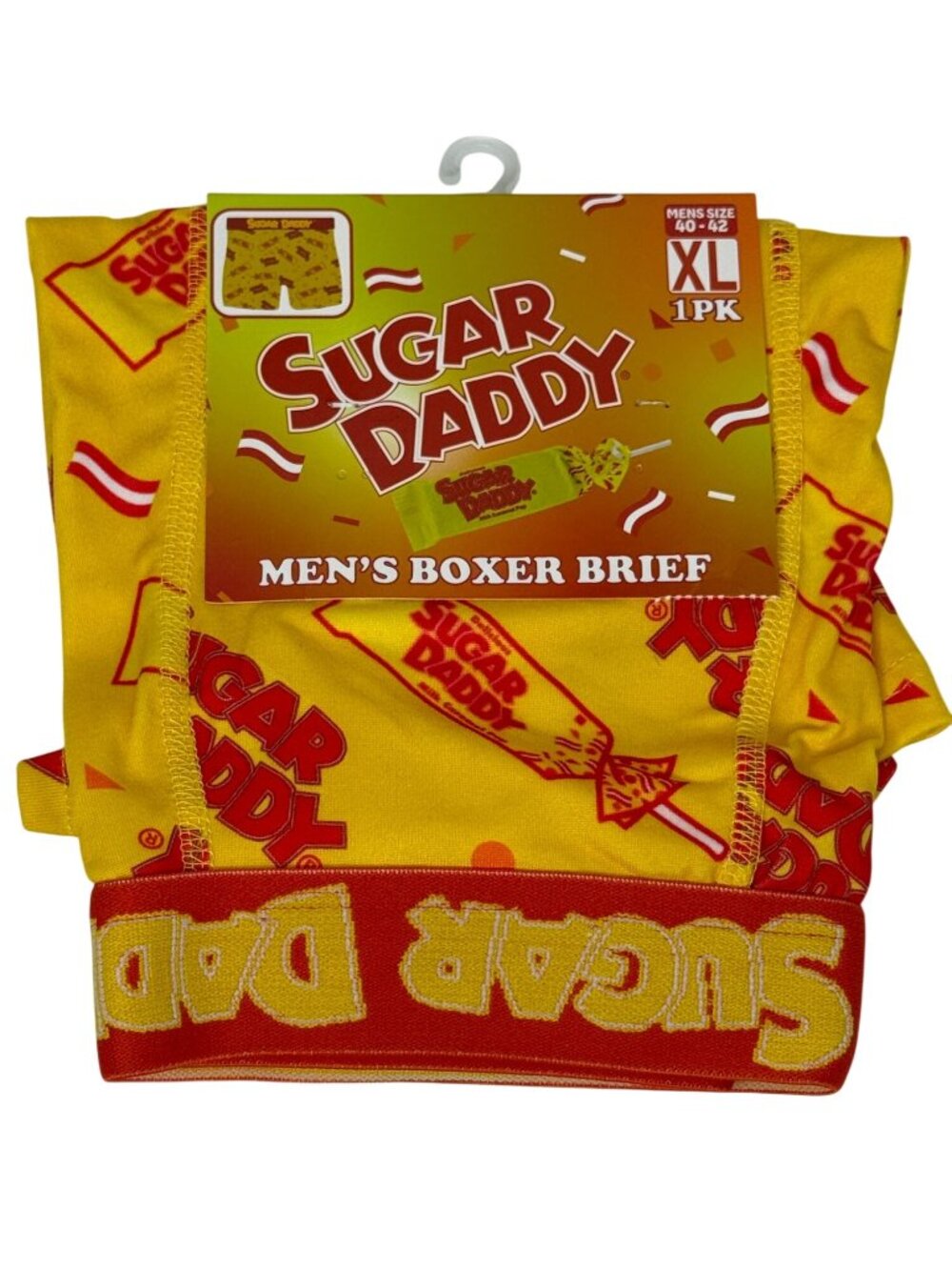 Sugar Daddy Candy Mens Boxer Briefs Size XL 40-42 Novelty Underwear NWT